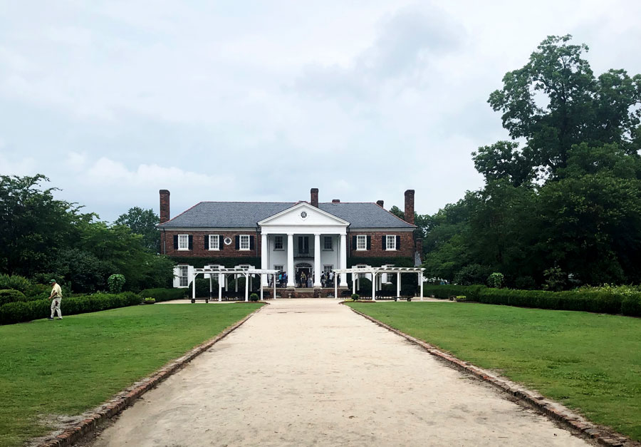 The Boone Hall Plantation house