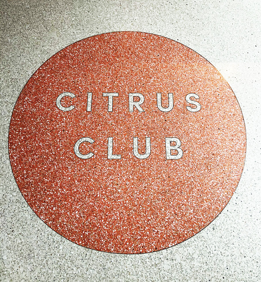 The Citrus Club floor at The Dewberry hotel